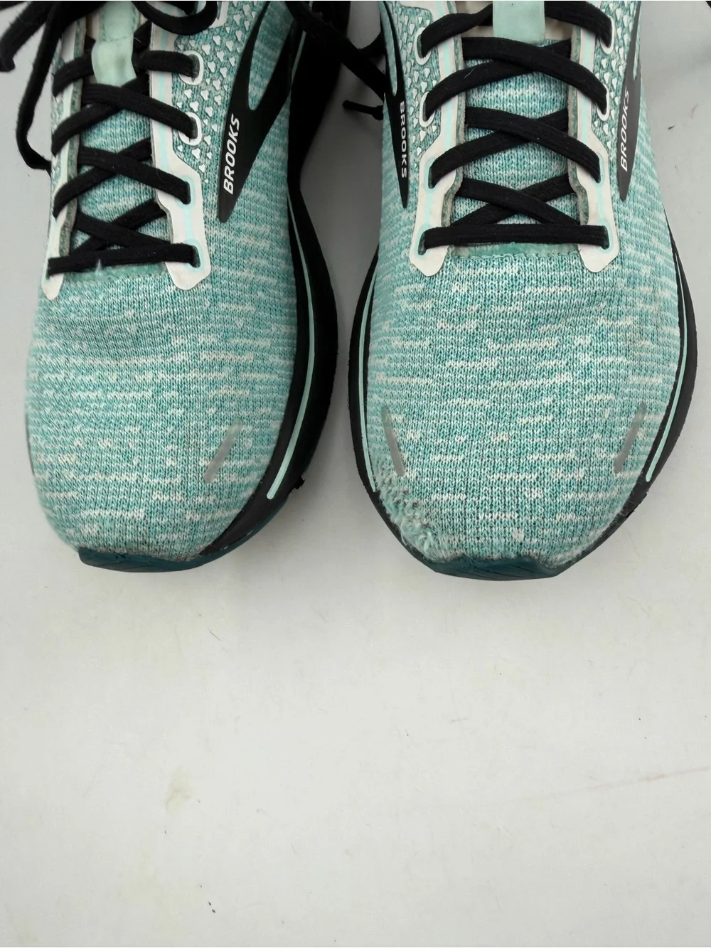 Brooks Women’s Ghost 14 - SZ 9- Green Black Athletic Running Shoes